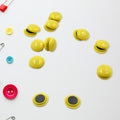 4983 White Board Magnetic Particle Circle 2cm Color Magnetic Nail Household Teaching Magnet Strong Plastic Magnetic Buckle (Pack Of 200pc) - Shop Gharse