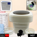 1457 Folding Washing Machine Mini Portable Washing Machine Deep Cleaning Half Automatic Washt Mini Foldable Washing Machine Suitable For Socks Underwear Baby Clothes - Shop Gharse