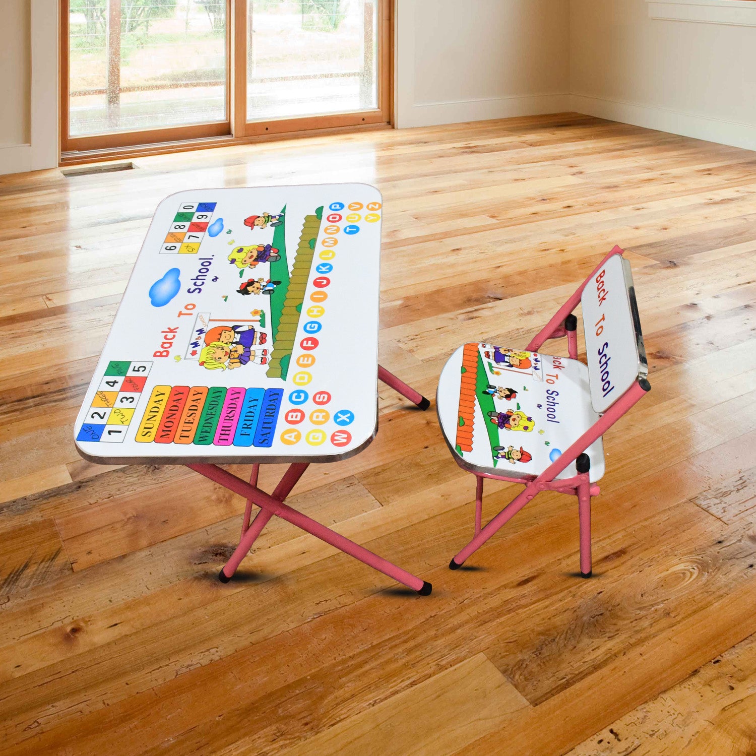 Multifunction Portable Foldable Study Table  Chair (2 Pc Set) - Shop Gharse