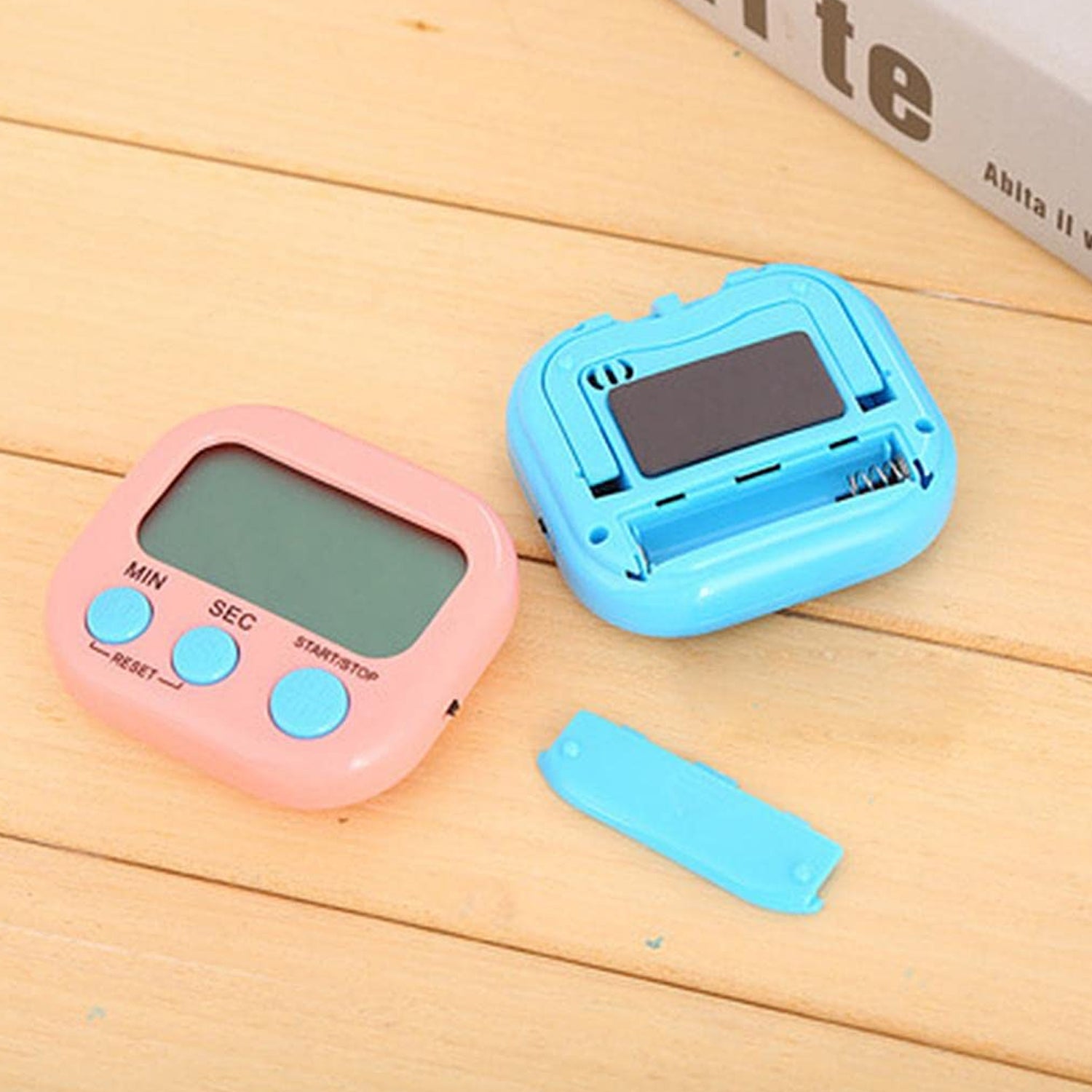 1540 Digital Kitchen Timer Clear Big Digits 0-99 Min For Cooking Office Clock - Shop Gharse