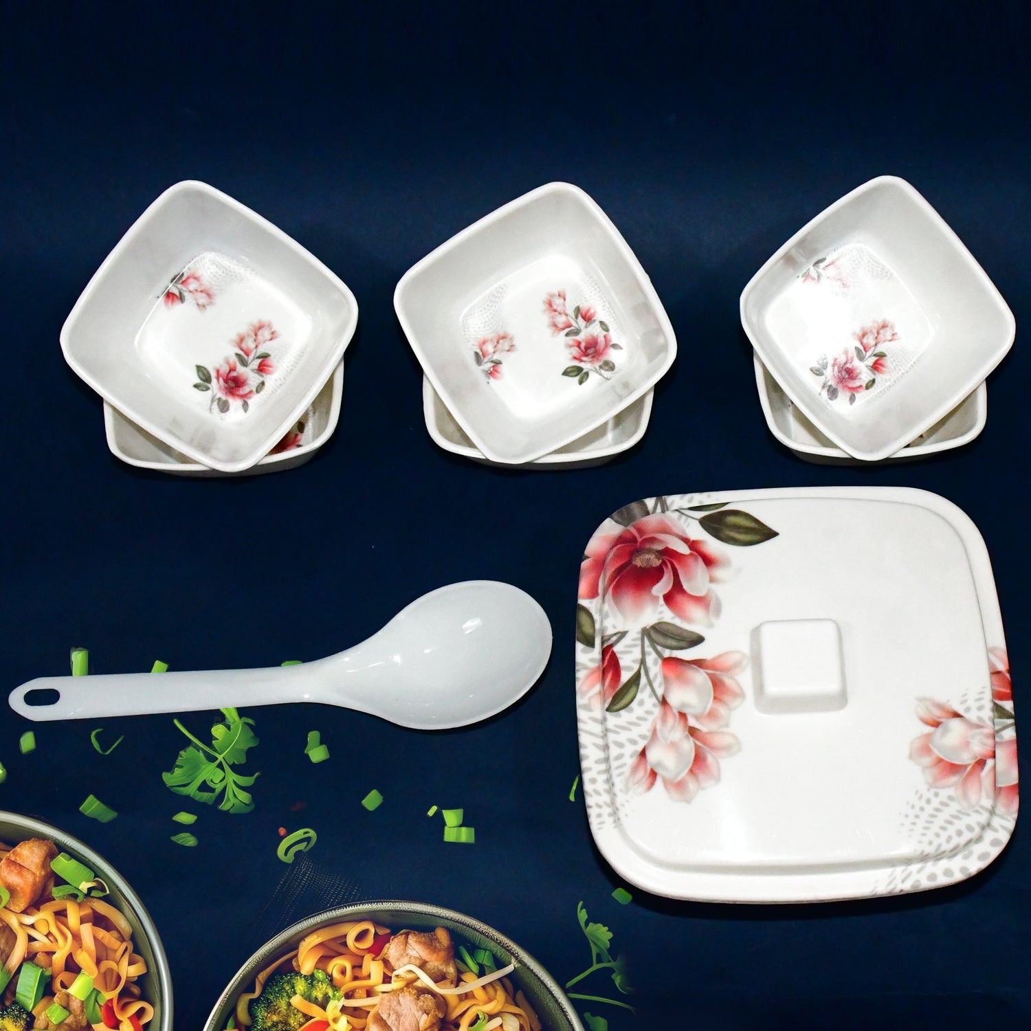 Hector High Quality Dinning Dinner  Pudding Set (9 Pcs Set) - Shop Gharse