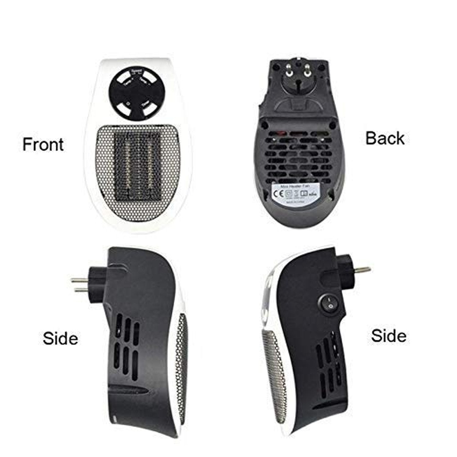 6033 Portable Electric Heater Mini Fan Heater Desktop Household - Shop Gharse