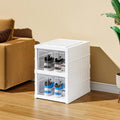 Stackable Multifunctional Storage For Clothes Foldable Drawer Shelf Basket Utility Cart Rack Storage Organizer Cart For Kitchen Pantry Closet Bedroom Bathroom Laundry (2 Layer 1 Pc) - Shop Gharse