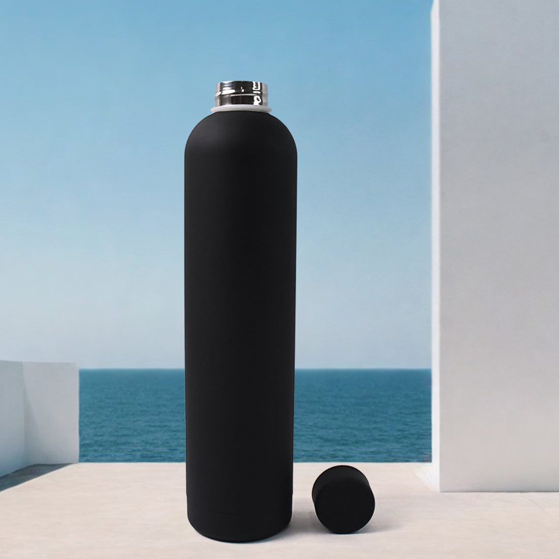 Stainless Steel Double Wall Vacuum-insulated Drink Water Bottle (1000 Ml Approx) - Shop Gharse