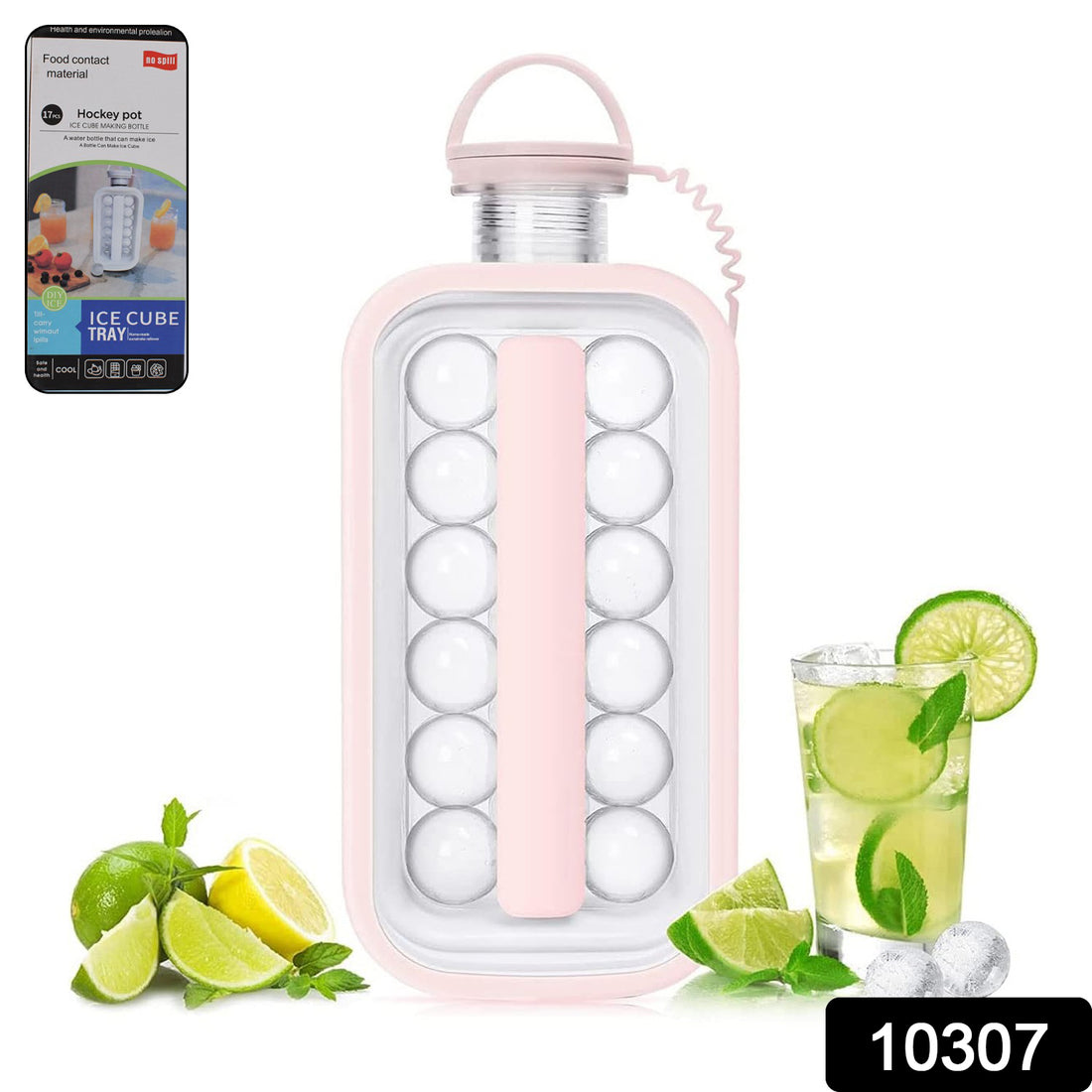 Ice Cube Trays 2 In 1 Portable Ice Ball Maker 17 Round Ice Cube Mold  (1 Pc) - Shop Gharse
