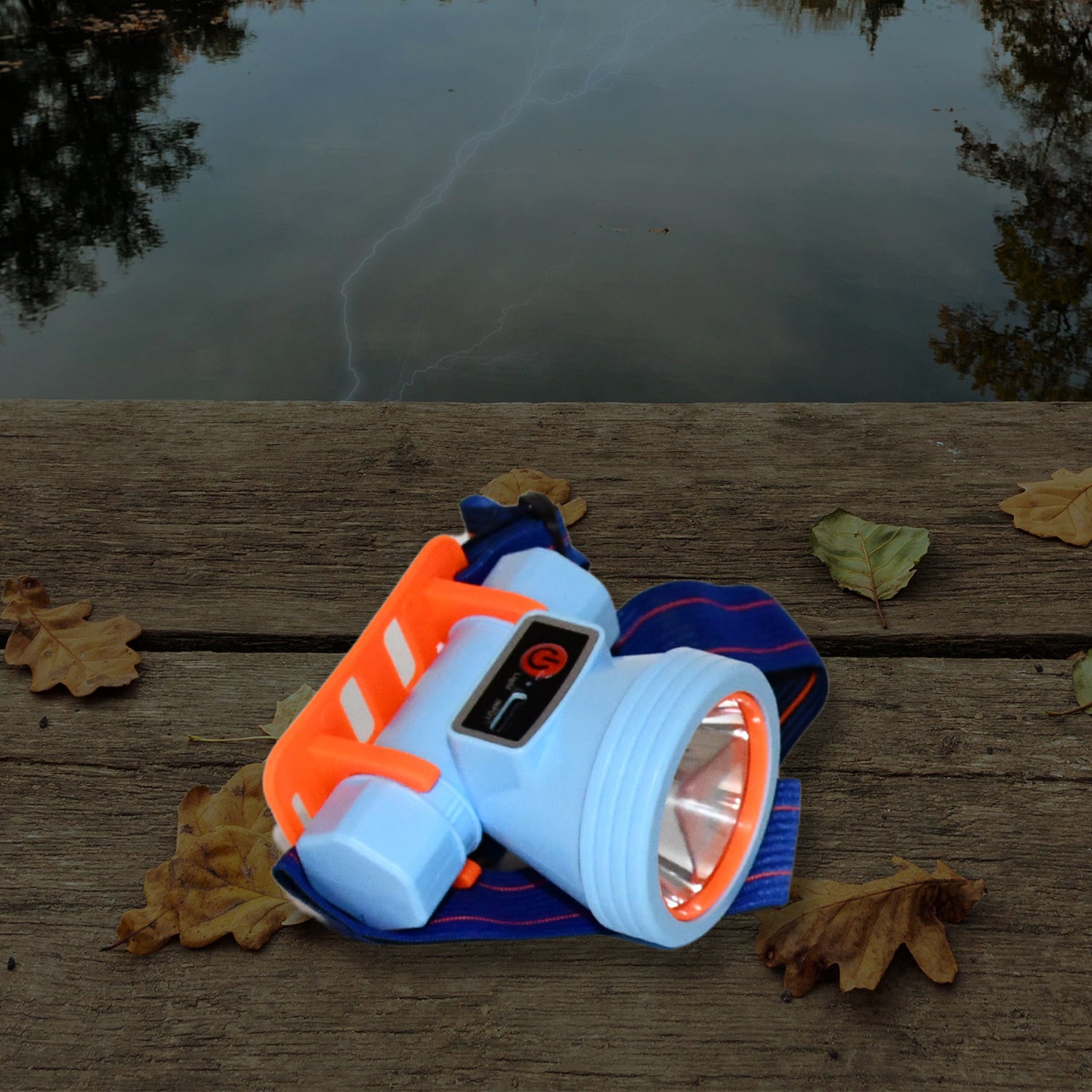 Mini Rechargeable Power Headlamp With Plastic Case (1 Pc) - Shop Gharse
