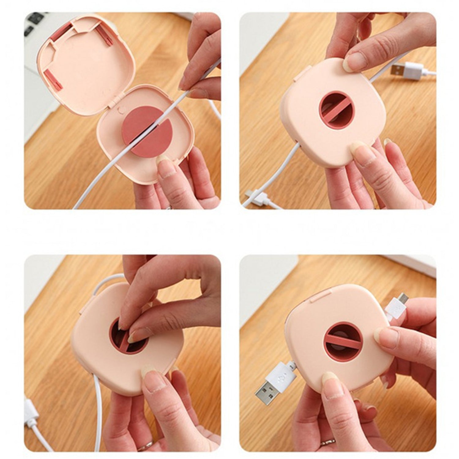 6418 Portable Travel Organiser Case For Data Cables Charger Pen Drives Memory Card - Shop Gharse