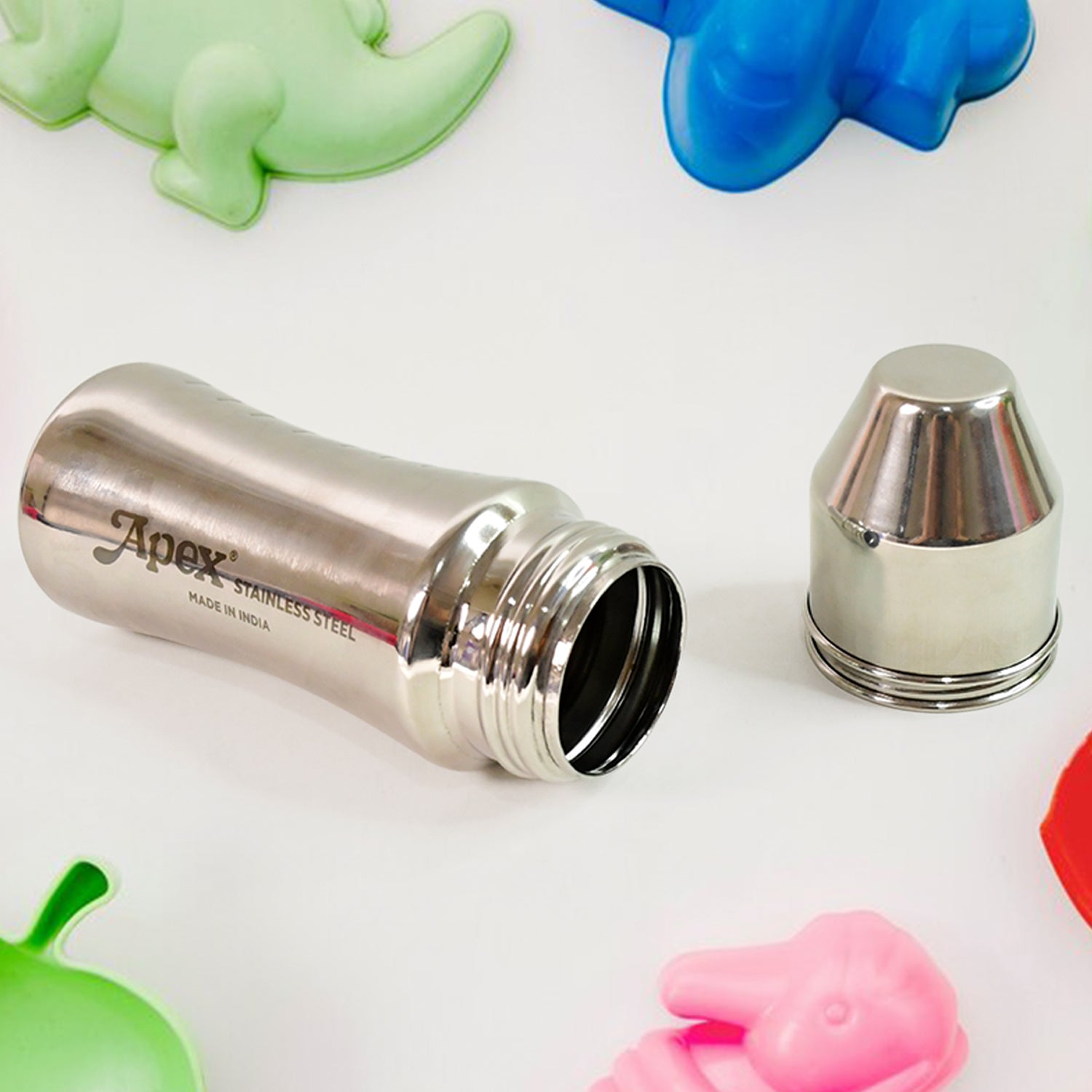 Apex Stainless Steel Little Champ Baby Feeding Bottle  (250 Ml) - Shop Gharse
