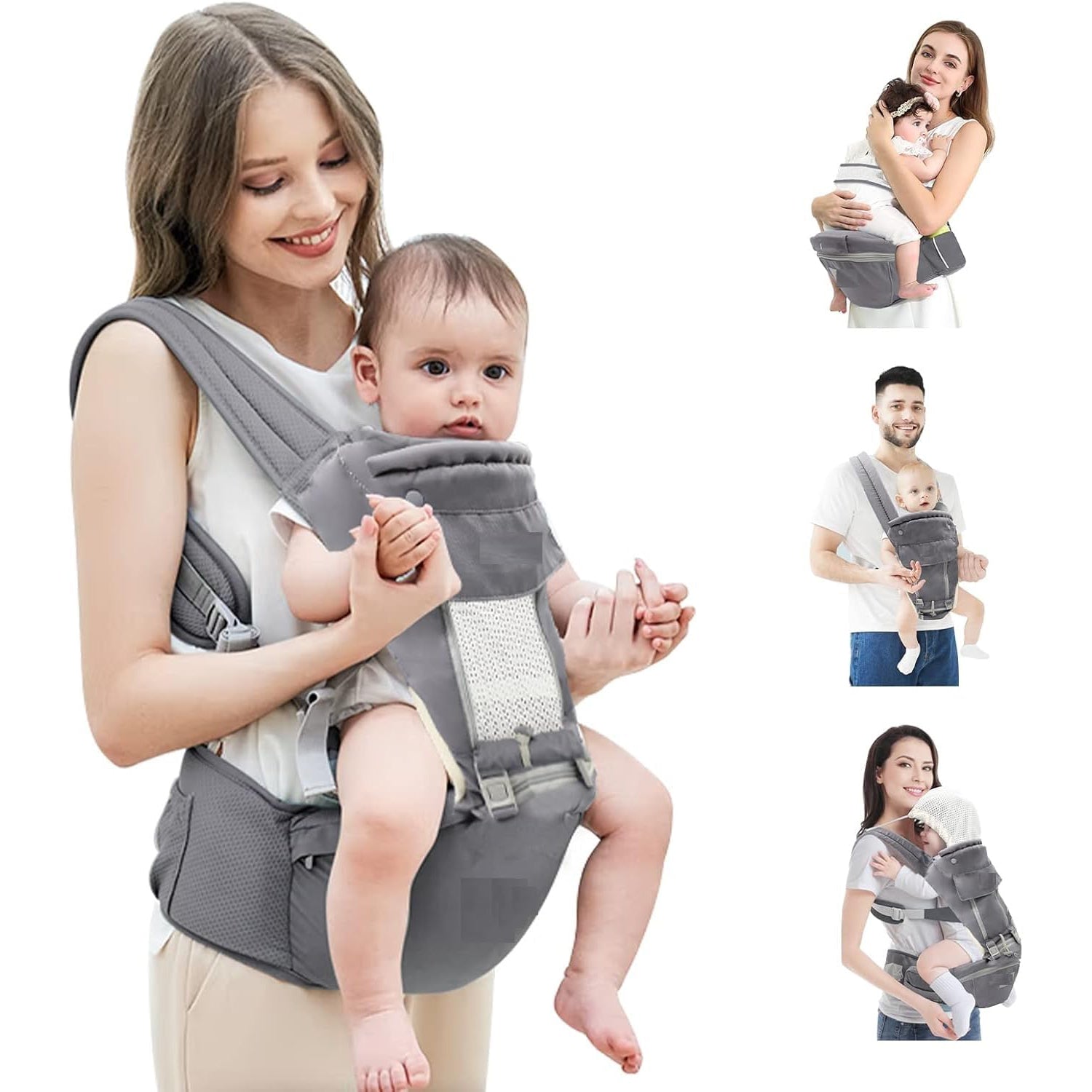 Ergonomic Baby Carrier Bag  Baby Holder Carrier (1 Pc) - Shop Gharse