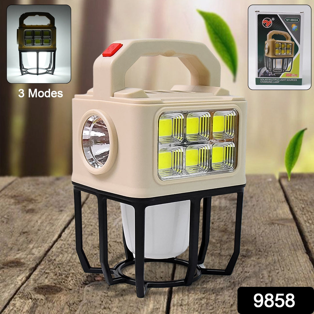 Solar Portable Camping Lantern 3 Light Modes Camping Lantern - Shop Gharse