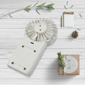 17730 Portable Small Electric Fan Handheld Fan With 3 Modes Usb Rechargeable Mini Student Handheld Class Personal Fan (1 Pc) - Shop Gharse