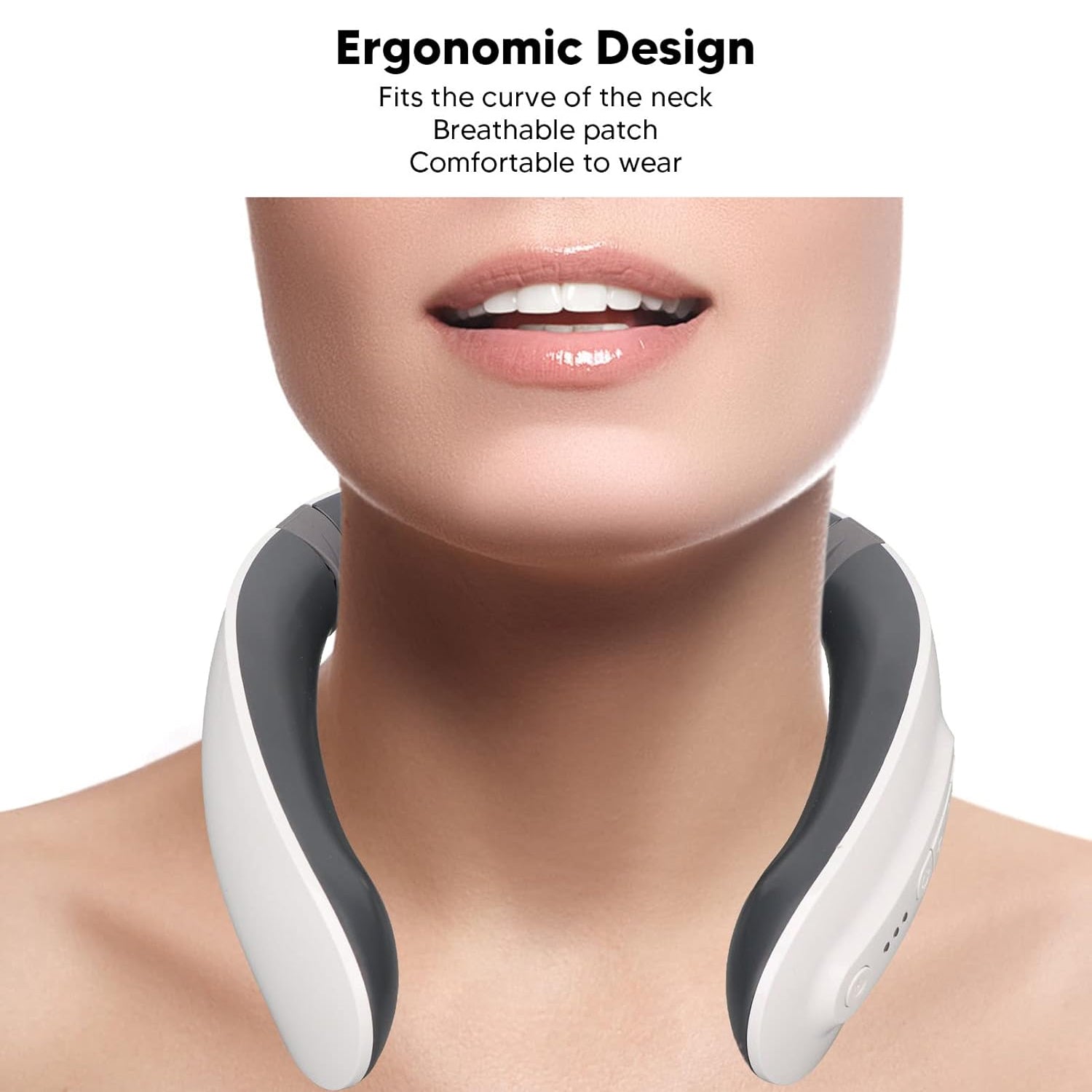 4 Heads Smart Electric Neck And Back Pulse Massager (1 Pc) - Shop Gharse
