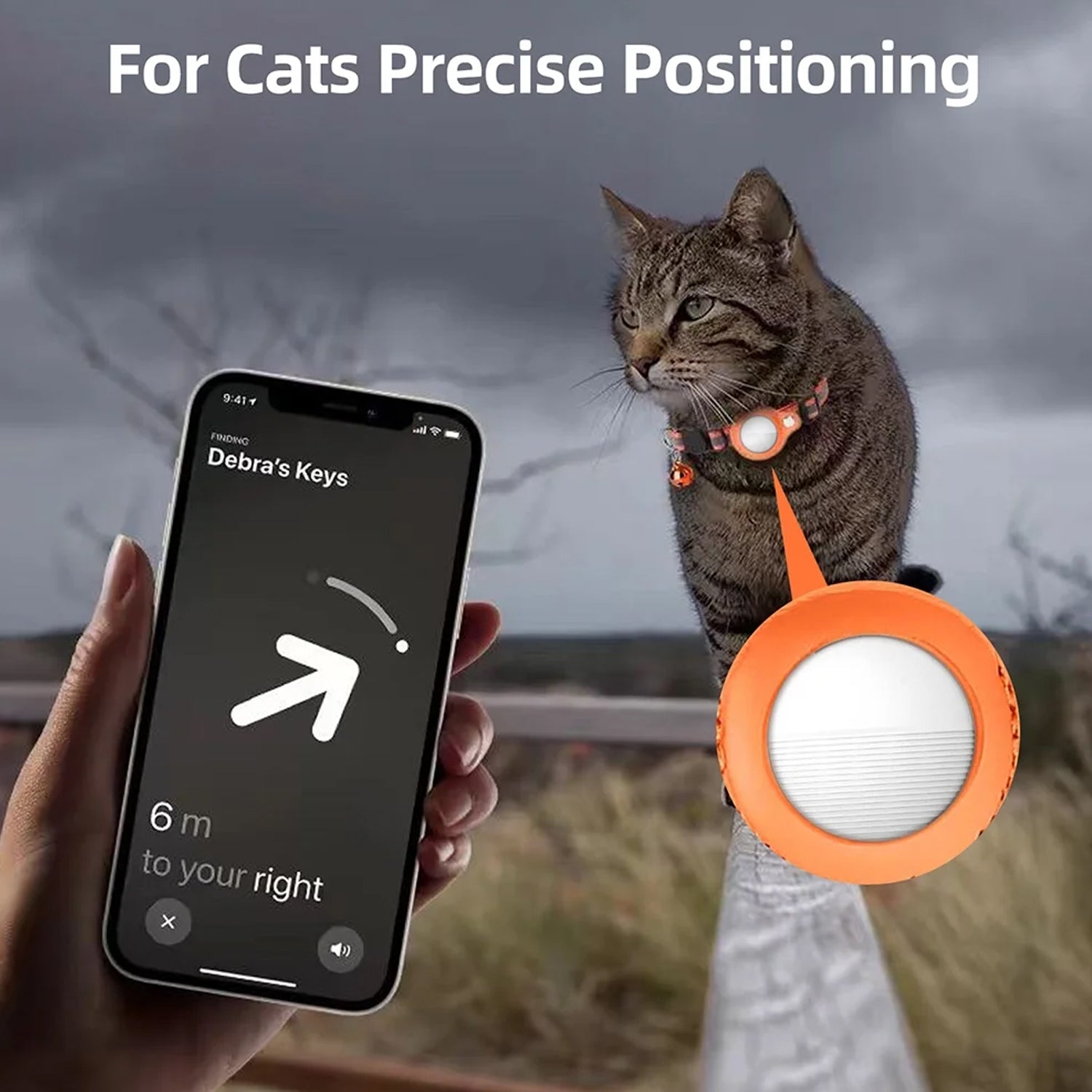 Finder Compatible With Find My App Global Tracking Gps Tracker With Sound Alarm - Shop Gharse