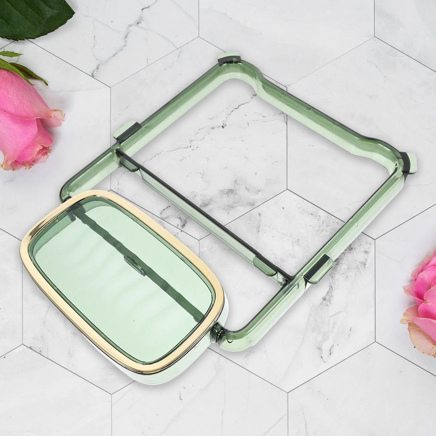2-in-1 Self-adhesive Towel Hanger  Soap Holder Stand (1 Pc) - Shop Gharse
