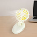 17708 Mini Usb Handheld Fan Portable Rechargeable Mini Fan For Home Office Travel And Outdoor Use (1 Pc) - Shop Gharse