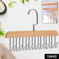 Space Saving 8 Hooks Wooden Hangers (Hanging Hook Included  1 Pc) - Shop Gharse