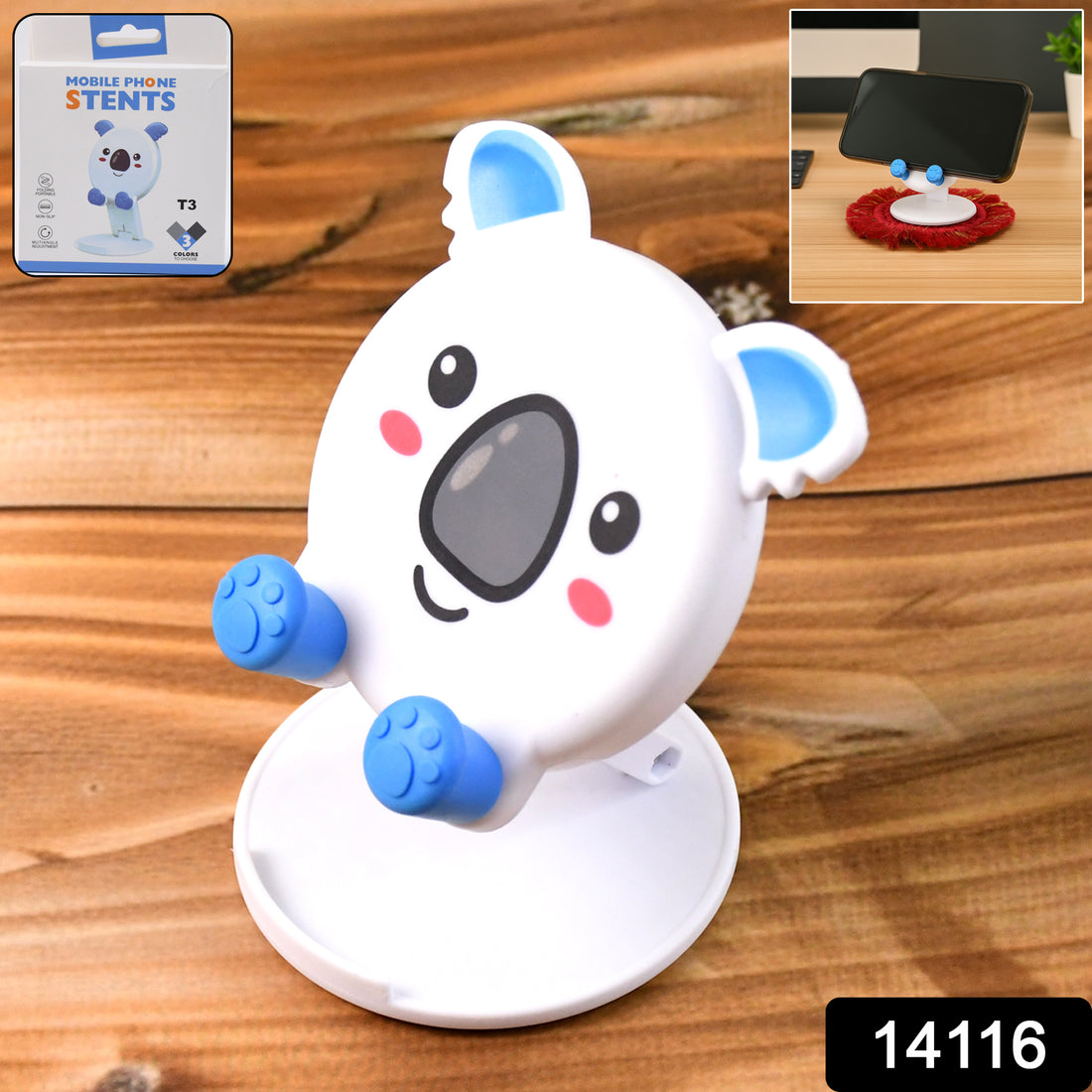 Cute Koala-shaped Mobile Phone Holder (1 Pc) - Shop Gharse