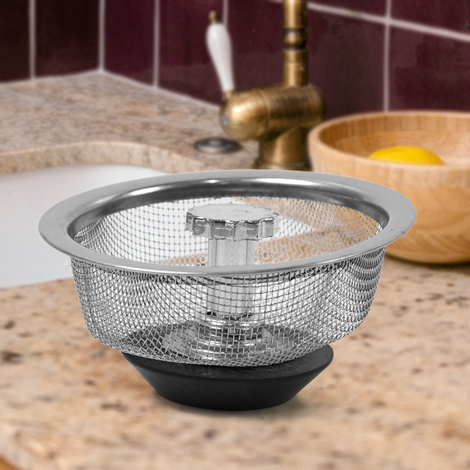 Stainless Steel Sink Strainer Basket Strainer Kitchen Sink Strainer (1 Pc) - Shop Gharse