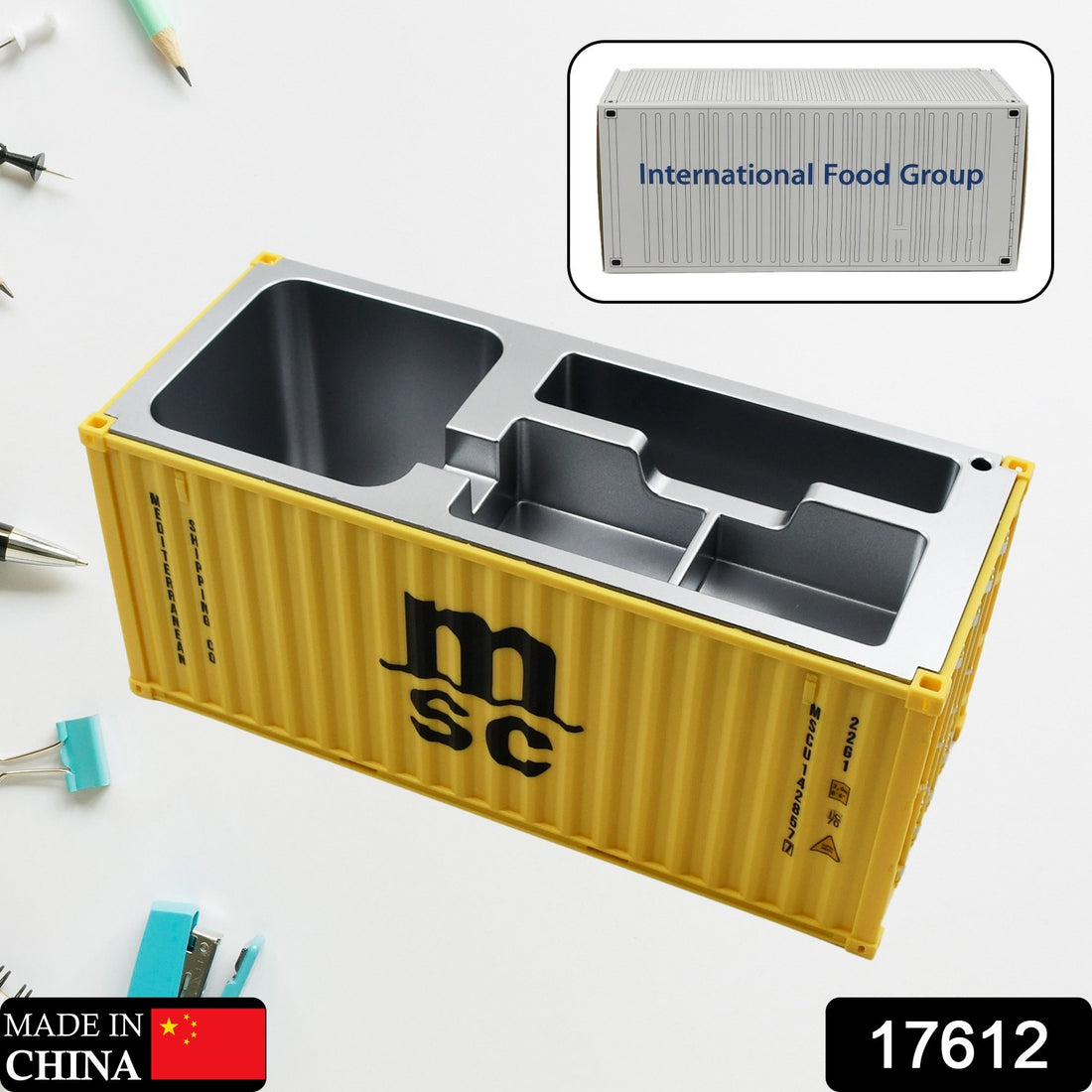 Shipping Container Pen Holder Shipping Container Model Pen Name Cardholder Simulated Container Model For Business Gift - Shop Gharse