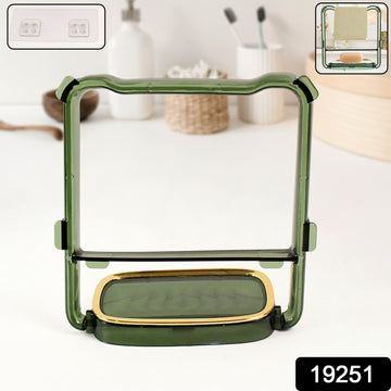 2-in-1 Self-adhesive Towel Hanger  Soap Holder Stand (1 Pc) - Shop Gharse