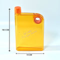 0364 Notebook Style Slim Water Bottle (380 Ml Multicolor) - Shop Gharse