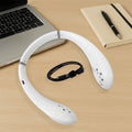 0876 Neck Fan Portable And Wearable Personal Fan Usb Rechargeable Headphone Design Neckband Fan With 3 Speeds Suitable For Outdoor Family Sports Travel - Shop Gharse