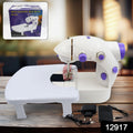 12917 Home Tailoring Sewing Machine With Extension Table Set Foot Pedal Adapter Mini Electric Silai Machine Portable Stitching Machinetailoring Machine - Shop Gharse