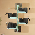 Rotating Spice Jars Vertical Rotatable Seasoning Box 5 Section  Tier With 5 Spoon (1 Set) - Shop Gharse