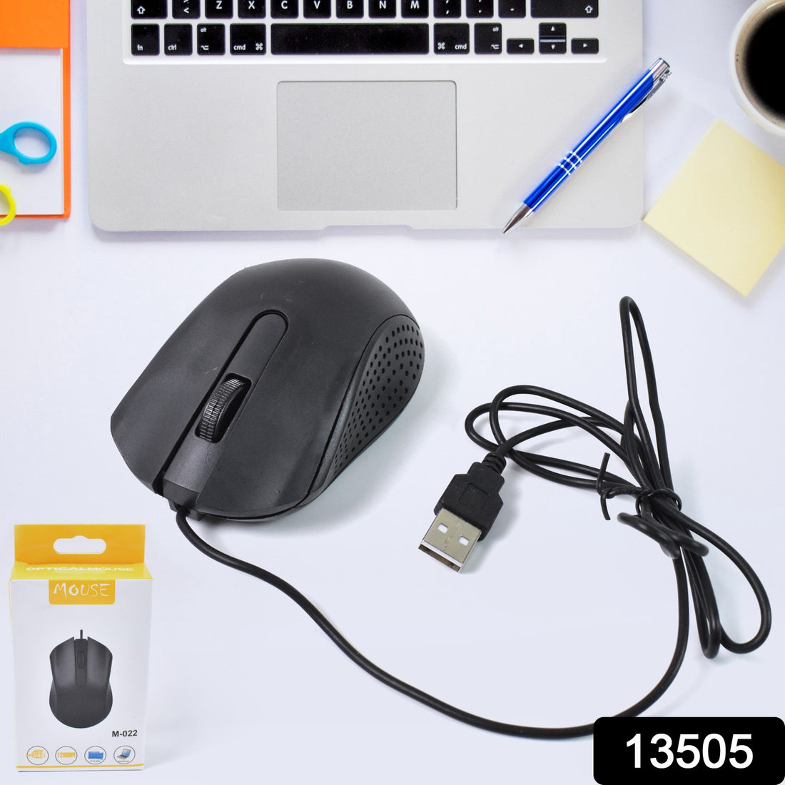 Computer  Laptop Wired Optical Mouse M-022 (1 Pc) - Shop Gharse