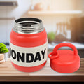 Stainless Steel Mug  Bottle Vacuum Insulated Cup With Handle  Rubber Grip (550 Ml) - Shop Gharse