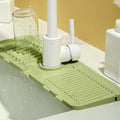4914 Silicone Sink Faucet Pad Drip Protector Splash Countertop Rubber Drying Mat Sink Splash Guard For Kitchen Bathroom Bar. - Shop Gharse