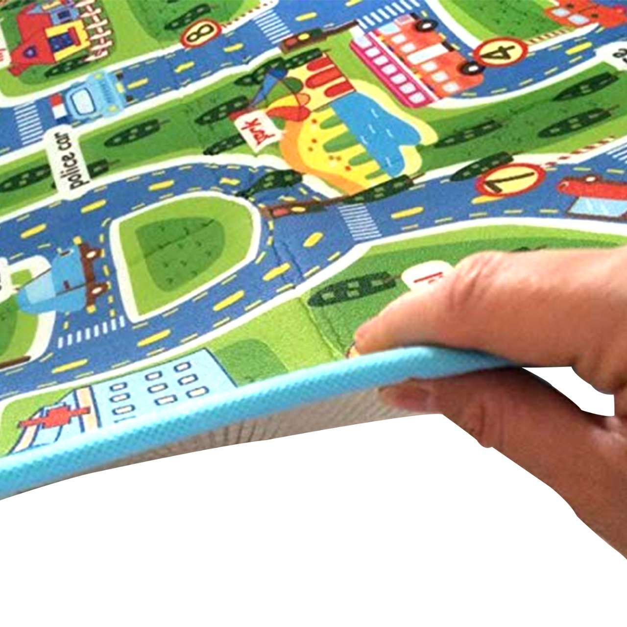 1200 Waterproof Single Side Baby Play Crawl Floor Mat For Kids Picnic School Home (Size 180 X 115) - Shop Gharse