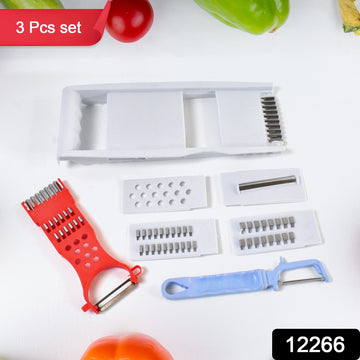 3 In 1 Kitchen Set Grater Base Slicing Attachment And Peeler (3 Pcs Set) - Shop Gharse