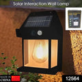 9428 Solar Wall Lights  Lamp Outdoor Wireless Dusk To Dawn Porch Lights Fixture Solar Wall Lantern With 3 Modes  Motion Sensor Waterproof Exterior Lighting With Clear Panel (1 Pc ) - Shop Gharse