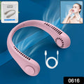 0616 Portable Neck Fan Holiday Hands Free Bladeless Neck Fan 360 Cooling Hanging Fan Usb Rechargeable Personal Neck Fan Wearable Neck Fan Suitable For Traveling - Shop Gharse