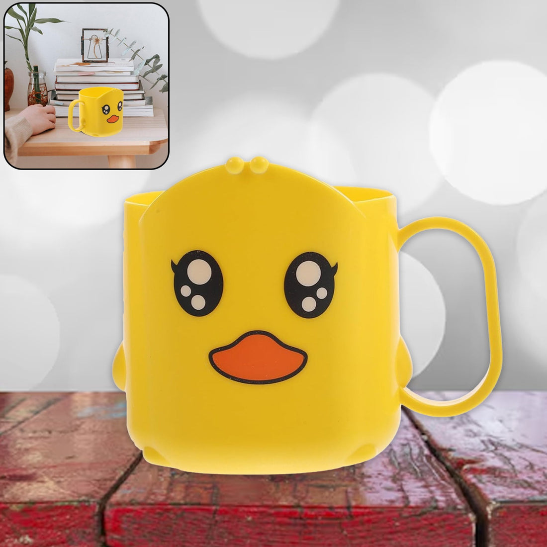 Multipurpose Cartoon Plastic Cup Toothbrush Cups (1 Pc) - Shop Gharse