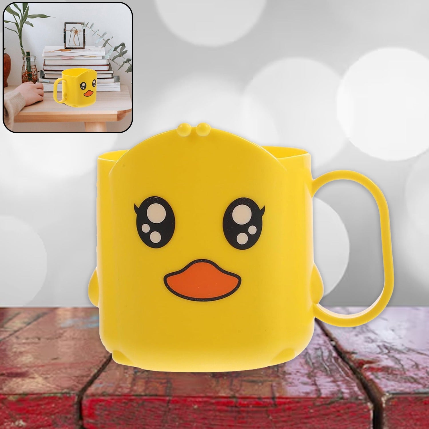 Multipurpose Cartoon Plastic Cup Toothbrush Cups (1 Pc) - Shop Gharse