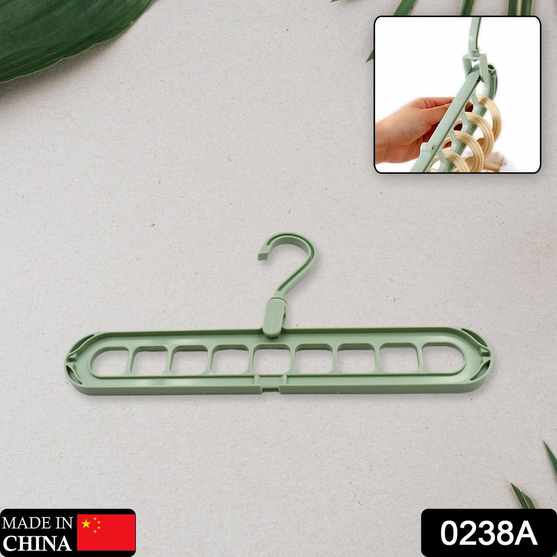 0238a Hole Plastic Hanger Hanging Hook Indoor Wardrobe Clothes Organization Storage Balcony Windowsill Suit Racks - Shop Gharse