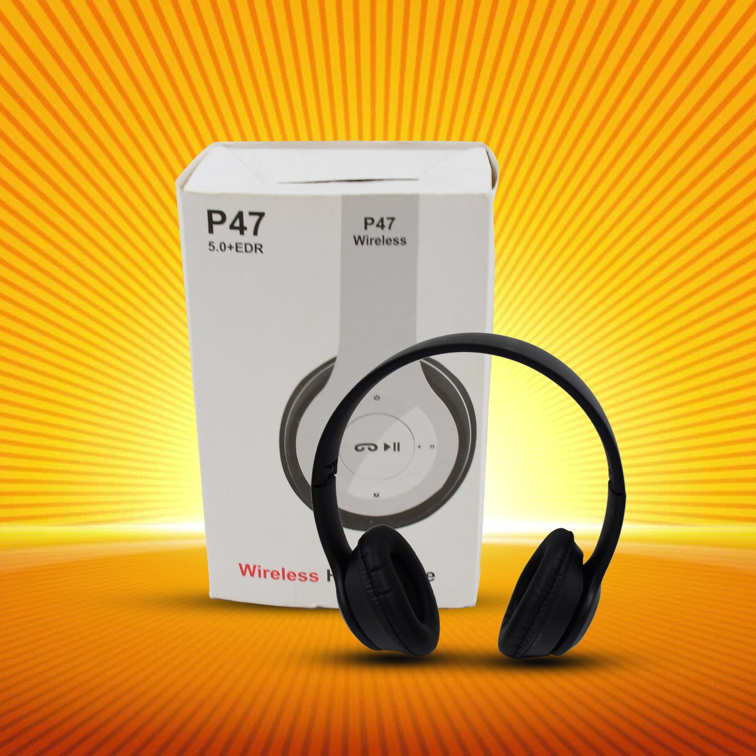 Foldable Wireless Headphone With Calling Function (1 Pc) - Shop Gharse