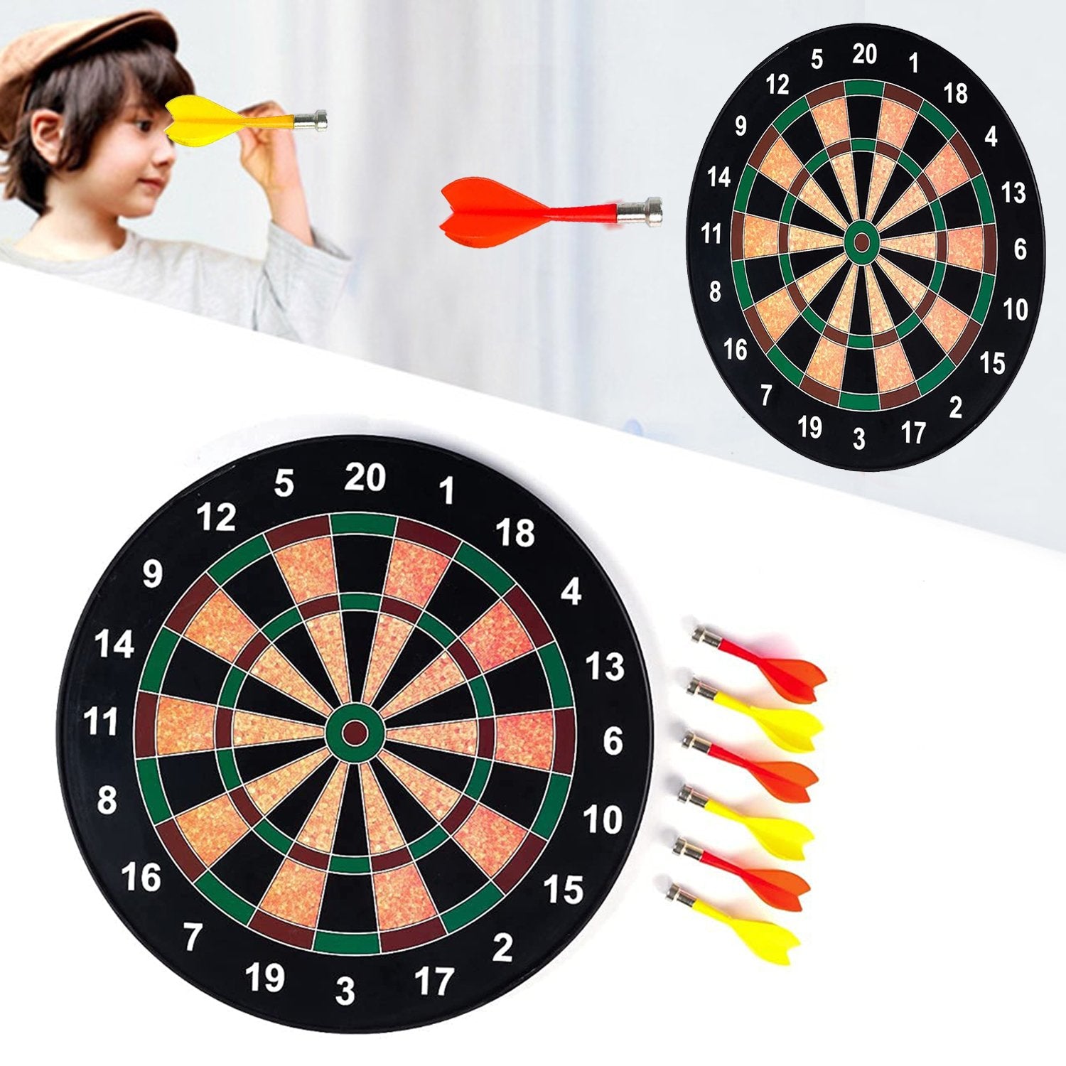 4662 Portable Magnetic Score Dart Board Set - Shop Gharse