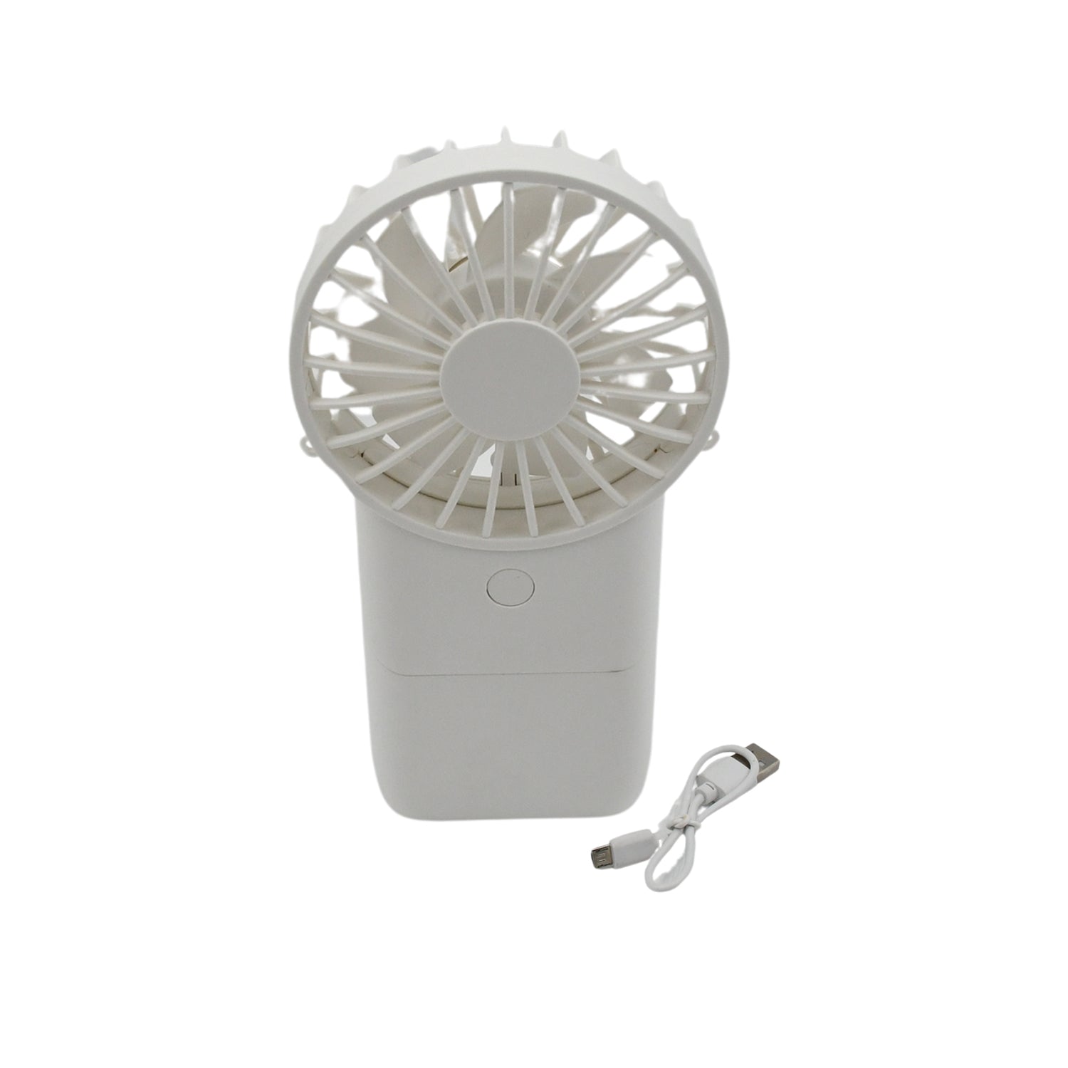 17730 Portable Small Electric Fan Handheld Fan With 3 Modes Usb Rechargeable Mini Student Handheld Class Personal Fan (1 Pc) - Shop Gharse