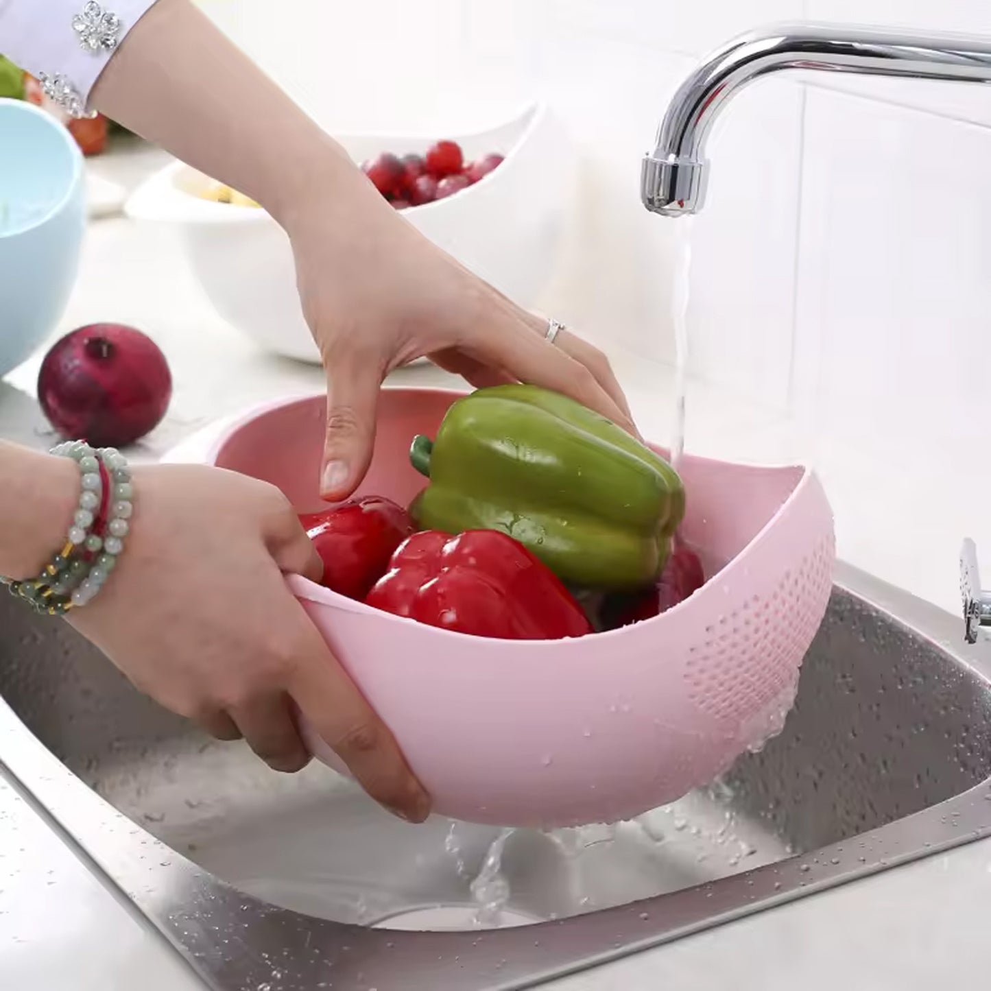 Multipurpose High Quality Washing Bowl For Rice (1 Pc) - Shop Gharse