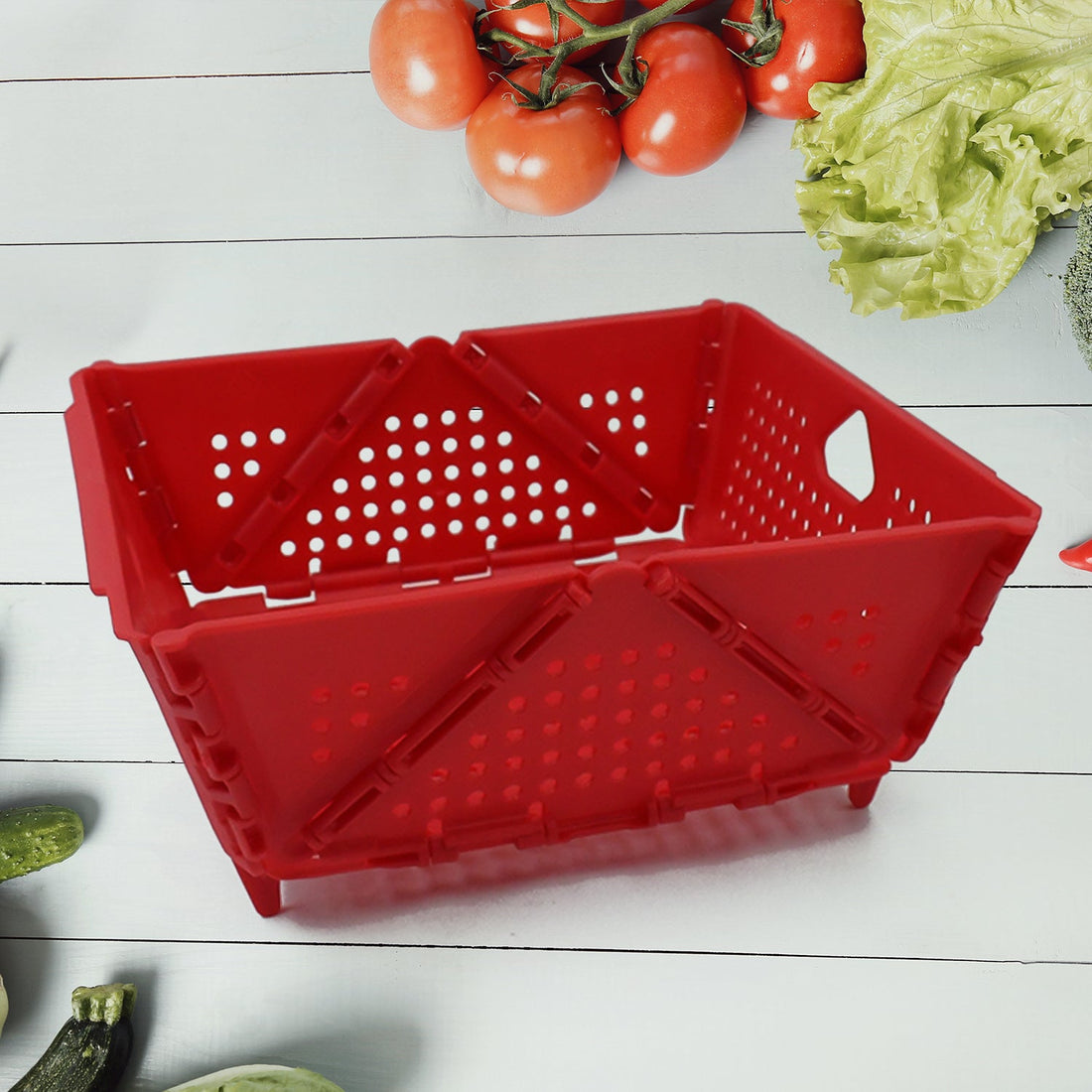 Storage Basket Box With Holes Ventilated Design (2320 Cm  1 Pc) - Shop Gharse