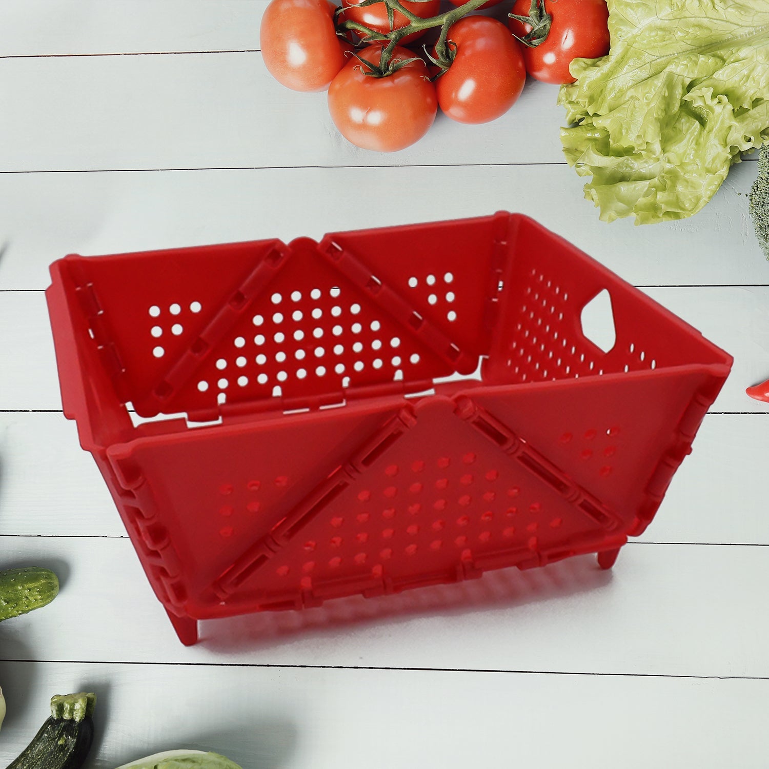 Storage Basket Box With Holes Ventilated Design (2320 Cm  1 Pc) - Shop Gharse