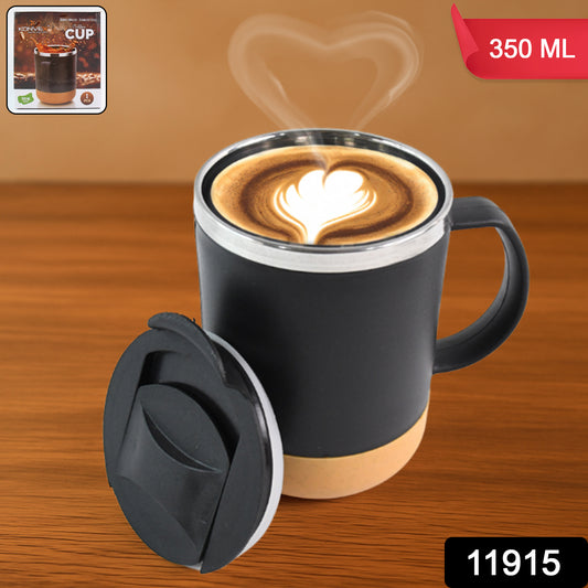 Insulated Coffee Mug With Spill-proof Lid (Approx 350ml  1 Pc) - Shop Gharse