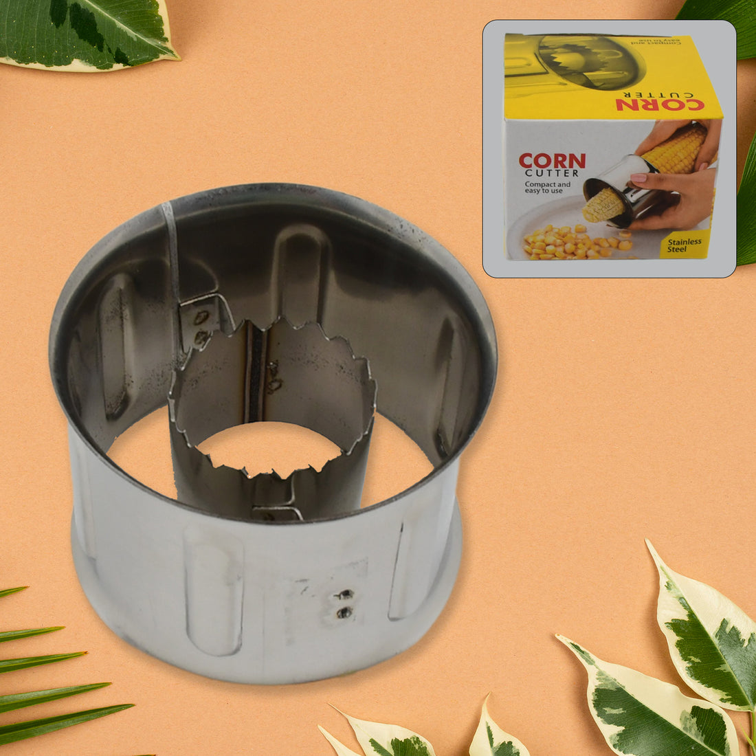 Corn Cutter Stainless Steel Stripping Kernels Remover (1 Pc) - Shop Gharse