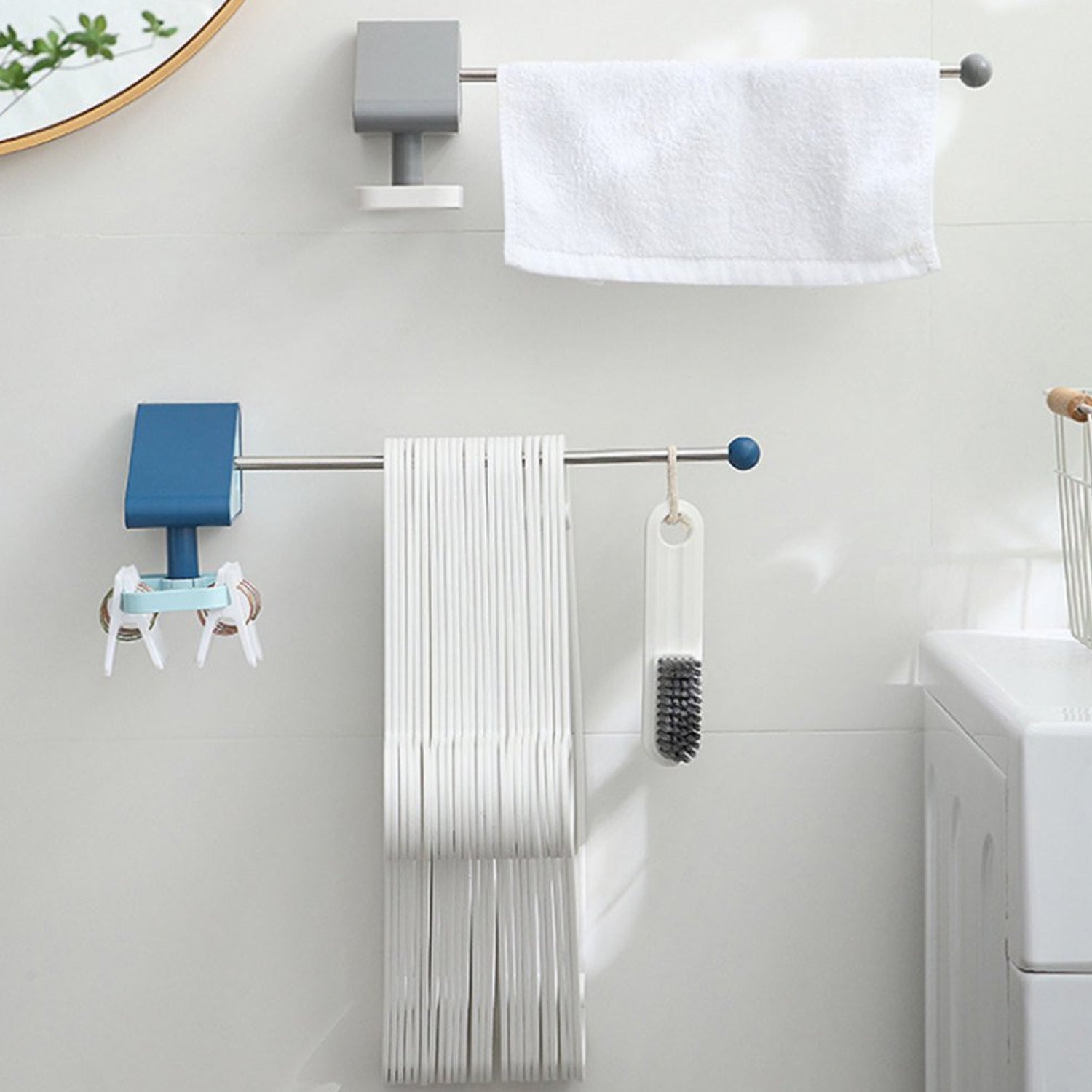 1699 Kitchen Utensil Holder Hooks Self Adhesive Utensil Hangers Racks Hooks. - Shop Gharse