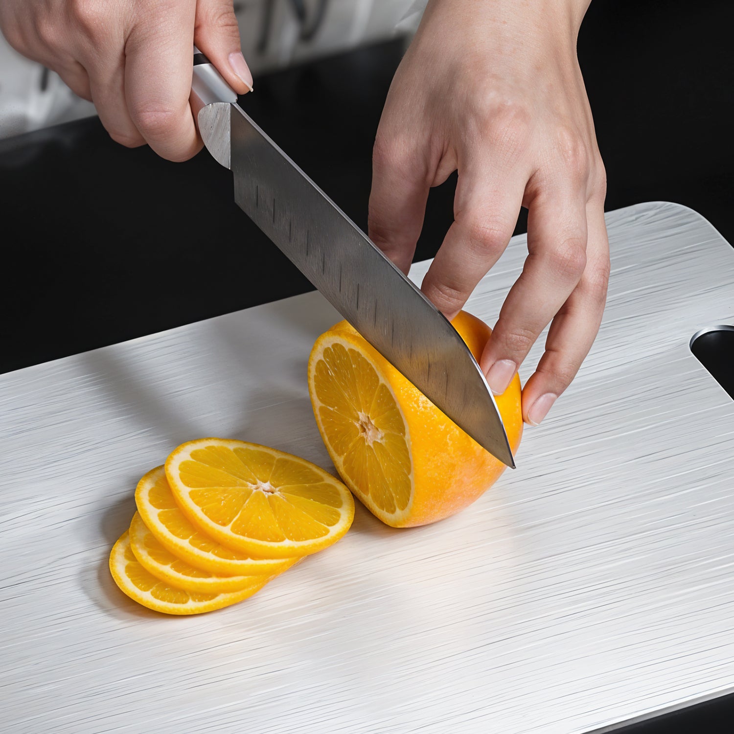 Premium Stainless Steel Cutting Board 229mm X 330mm (1 Pc) - Shop Gharse