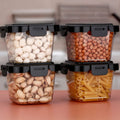 Plastic Food Storage Containers With Lid (4 Pcs Set  500 Ml) - Shop Gharse