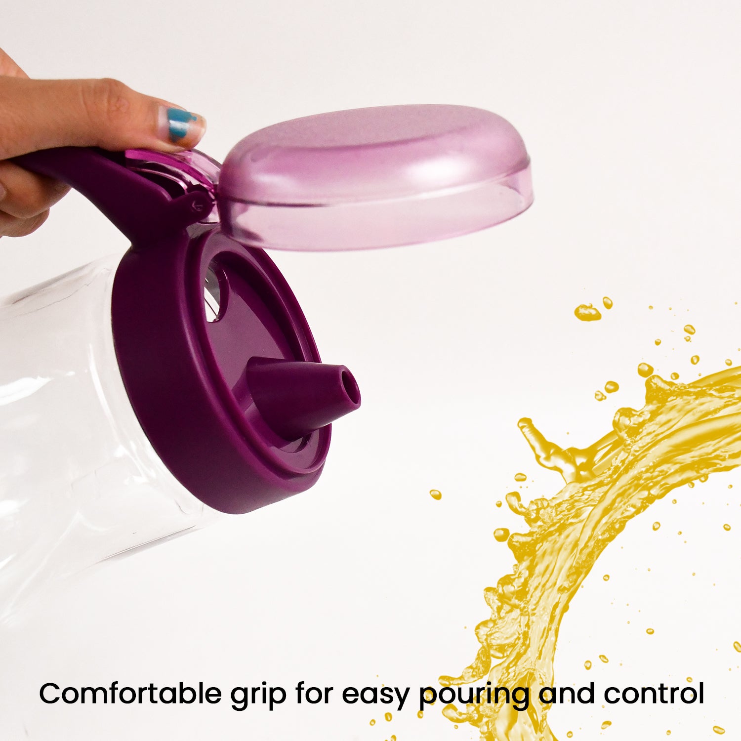 Apex Jessy Oil And Juice Pourer Dispenser Bottle Approx 1000ml (1 Pc) - Shop Gharse